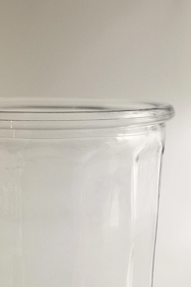 PHOTOPHORE VERRE TRANSPARENT