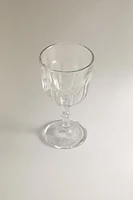 VERRE À VIN RECYCLABLE RELIEF