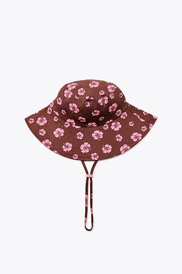 PALM TREE BUCKET HAT