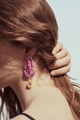 BOUCLES D'OREILLES HOMARD