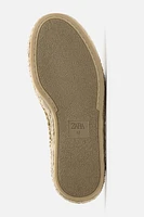 MULE LEATHER ESPADRILLES