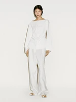 Chemise cintrée en cuir et daim - Limited Edition