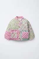 FLORAL PADDED JACKET