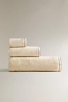 RICE STITCH BATH TOWEL