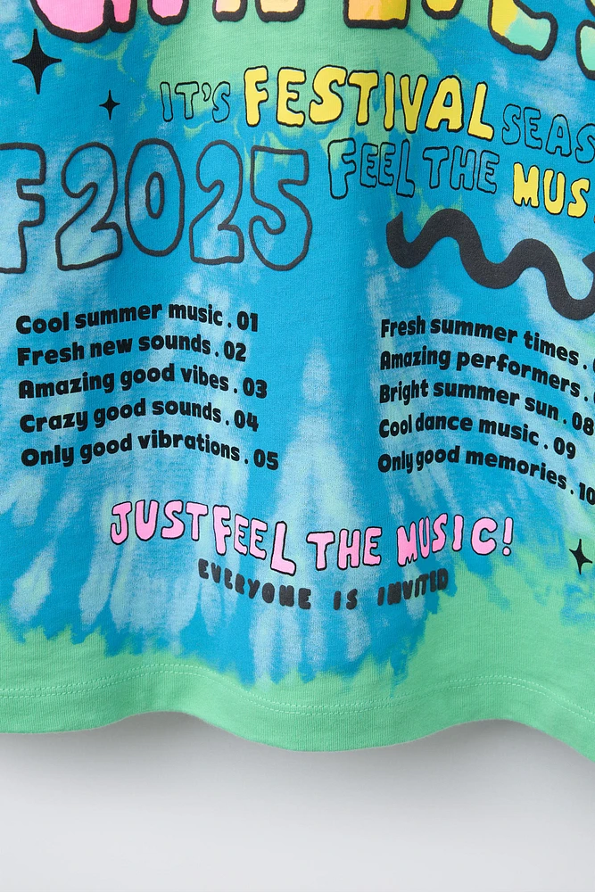 T-SHIRT TIE & DYE INSCRIPTION