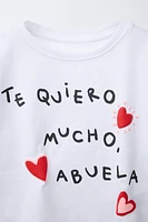 TEXT T-SHIRT