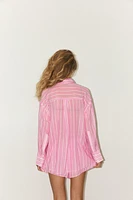 STRIPED OVERSIZED SHIRT