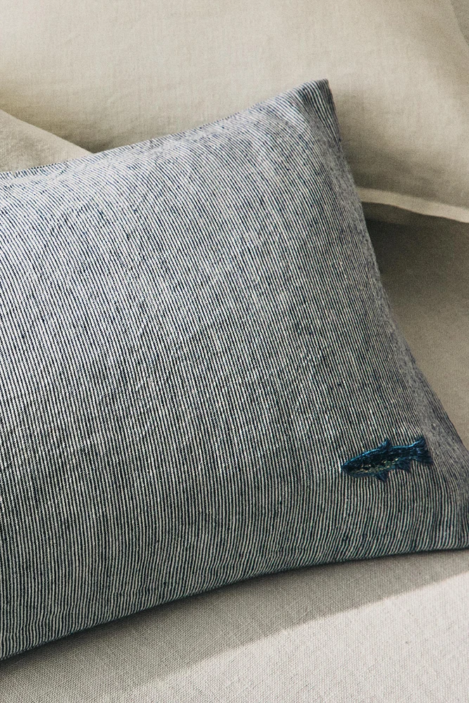 HOUSSE DE COUSSIN SARDINE