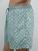 Short de bain imprimé