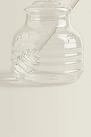 BUMBLEBEE BOROSILICATE GLASS HONEY JAR