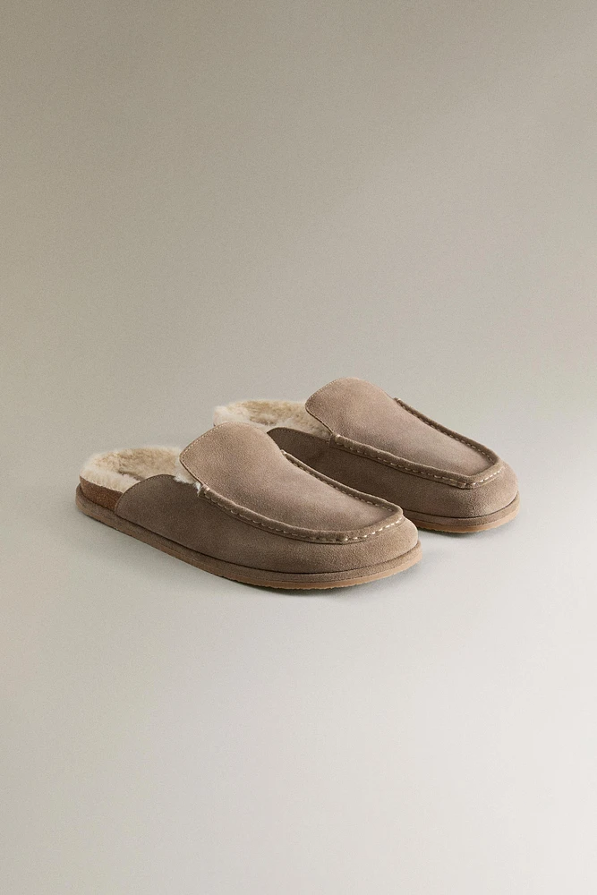 WARM LEATHER MOCCASINS