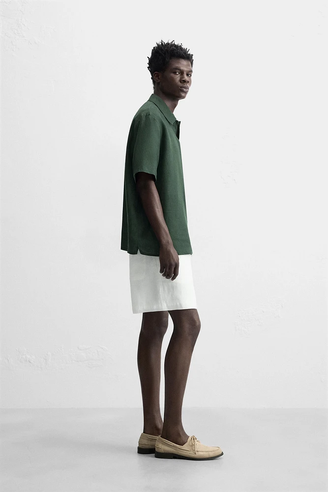 100% LINEN POLO SHIRT