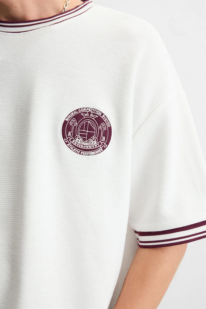 T-SHIRT STRUCTURE FOOT RÉTRO