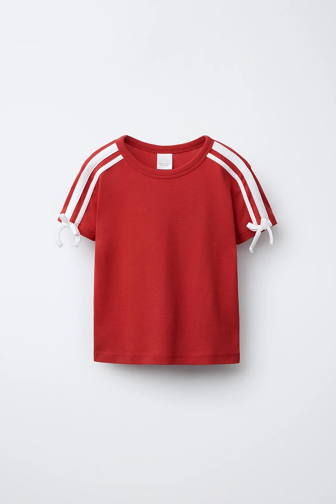 RIBBON STRIPE T-SHIRT