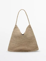 Sac cabas en raphia