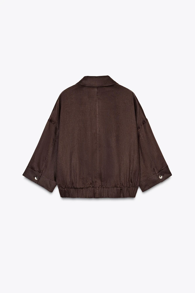 VESTE ZIPPÉE AVEC RAMIE