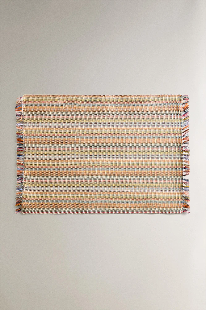SET OF STRIPED COTTON PLACEMATS (SET OF 2)