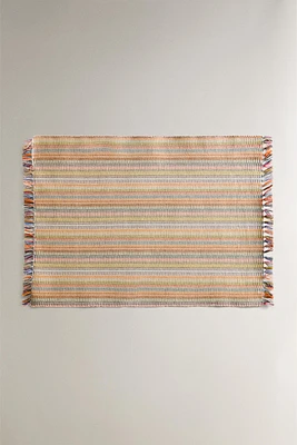 SET OF STRIPED COTTON PLACEMATS (SET OF 2)