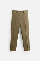 REGULAR FIT PANTS WITH BELT LOOPS