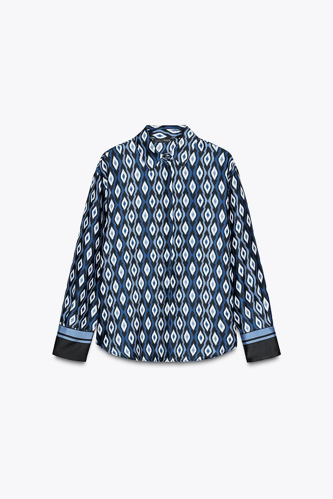 GEOMETRIC PRINT SHIRT