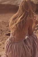 GAUZE MIDI DRESS