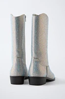 RHINESTONE COWBOY BOOTS