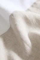 COTTON AND LINEN BATH TOWEL