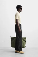 KNIT SILK LINEN POLO SHIRT