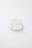 FLORAL PRINT BERMUDA SHORTS
