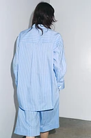 ZW COLLECTION STRIPED OVERSIZED SHIRT