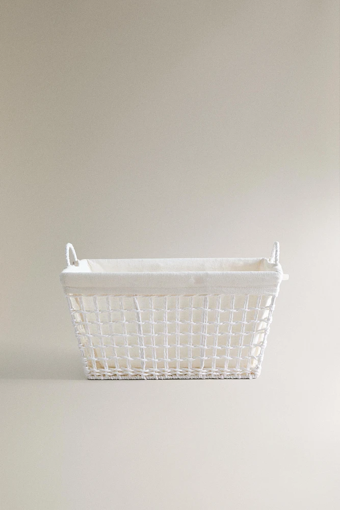 PANIER AVEC TISSU INTÉRIEUR