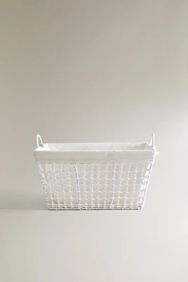 PANIER AVEC TISSU INTÉRIEUR