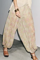 ZW COLLECTION PRINTED BALLOON PANTS