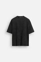 WASHED PRINT T-SHIRT