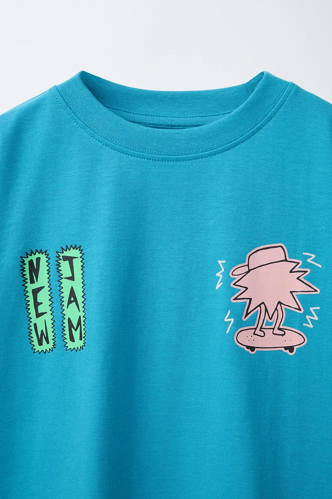 GRAFFITI PRINT T-SHIRT