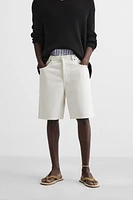 BERMUDA DENIM STRAIGHT FIT