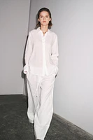 PANTALON LARGE 100 % LIN COLLECTION ZW