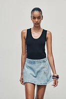 JUPE-CULOTTE Z1975 EN JEAN
