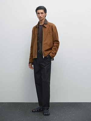 100% cotton jogger fit trousers
