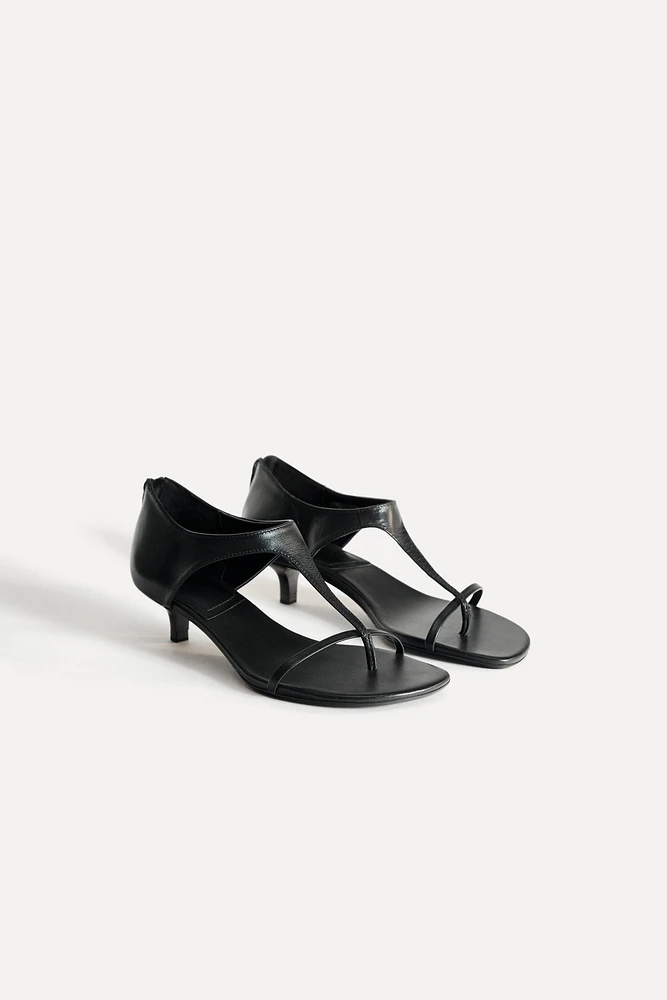 SANDALES À TALONS KITTEN EN CUIR 50E ANNIVERSAIRE