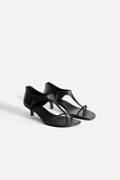 SANDALES À TALONS KITTEN EN CUIR 50E ANNIVERSAIRE