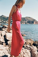 ROBE MIDI PLIS TAILLE