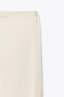 PANTALON SATINÉ TAILLE HAUTE