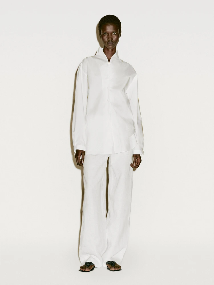 Pantalon droit fluide à pince - Limited Edition