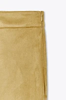 PANTALON EFFET DAIM