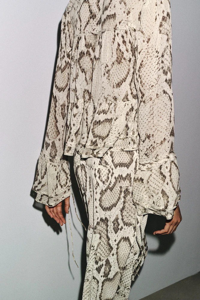 BLOUSE IMPRIMÉ ANIMAL ZW COLLECTION
