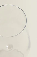 CONICAL CRYSTALLINE WINE GLASS