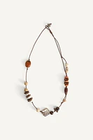 LIMITED EDITION BEADED CORD NECKLACE
