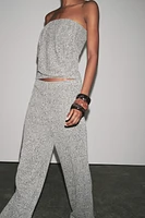 TOP BUSTIER BOUCLÉ