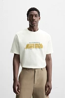 CONTRAST PRINT T-SHIRT